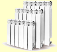 алюминиевый секционный радиатор